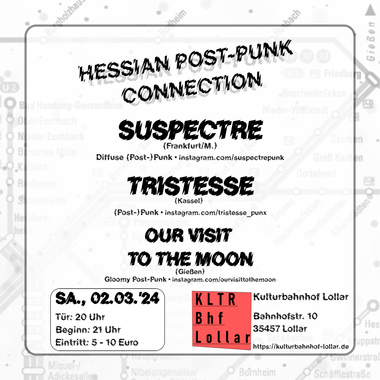 SA 02.03.24 – SUSPECTRE// TRISTESSE// OUR VISIT TO THE MOON